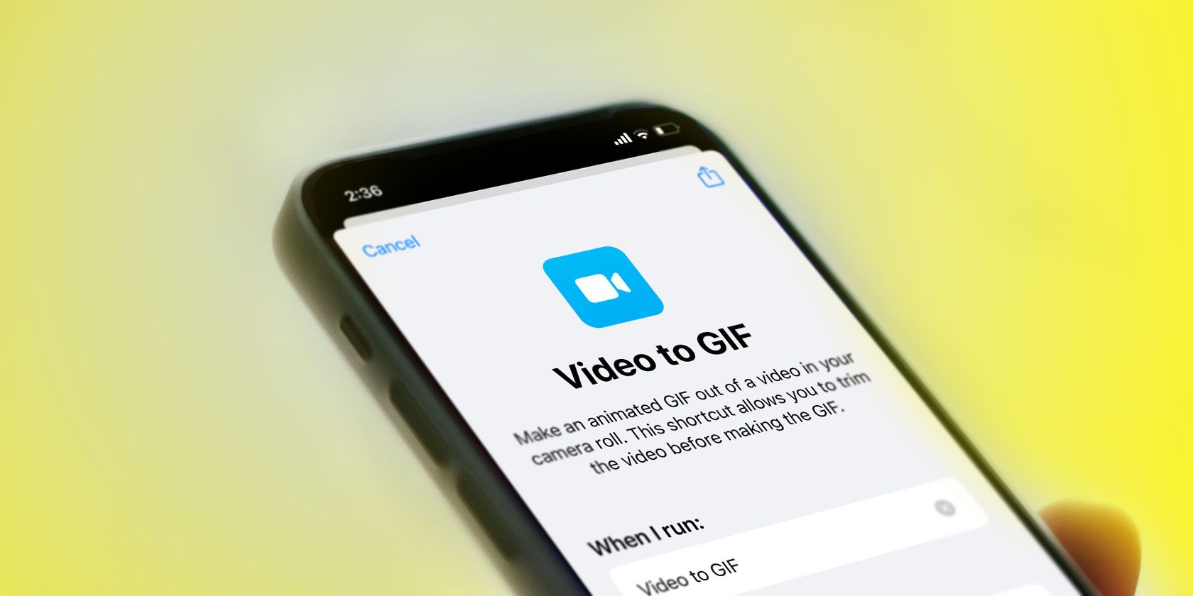Как сделать GIF из видео на iPhone