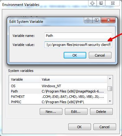 Добавление пути в системную переменную Path в Windows
