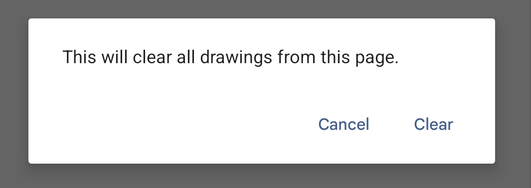 Очистить холст в Google Keep