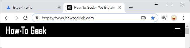 Chrome отображает полные URL-адреса