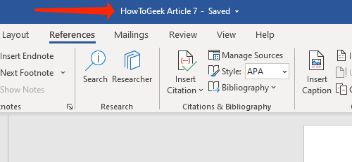 Нажмите имя файла в верхней панели