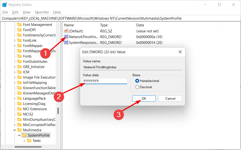 network-ok how to fix high ping