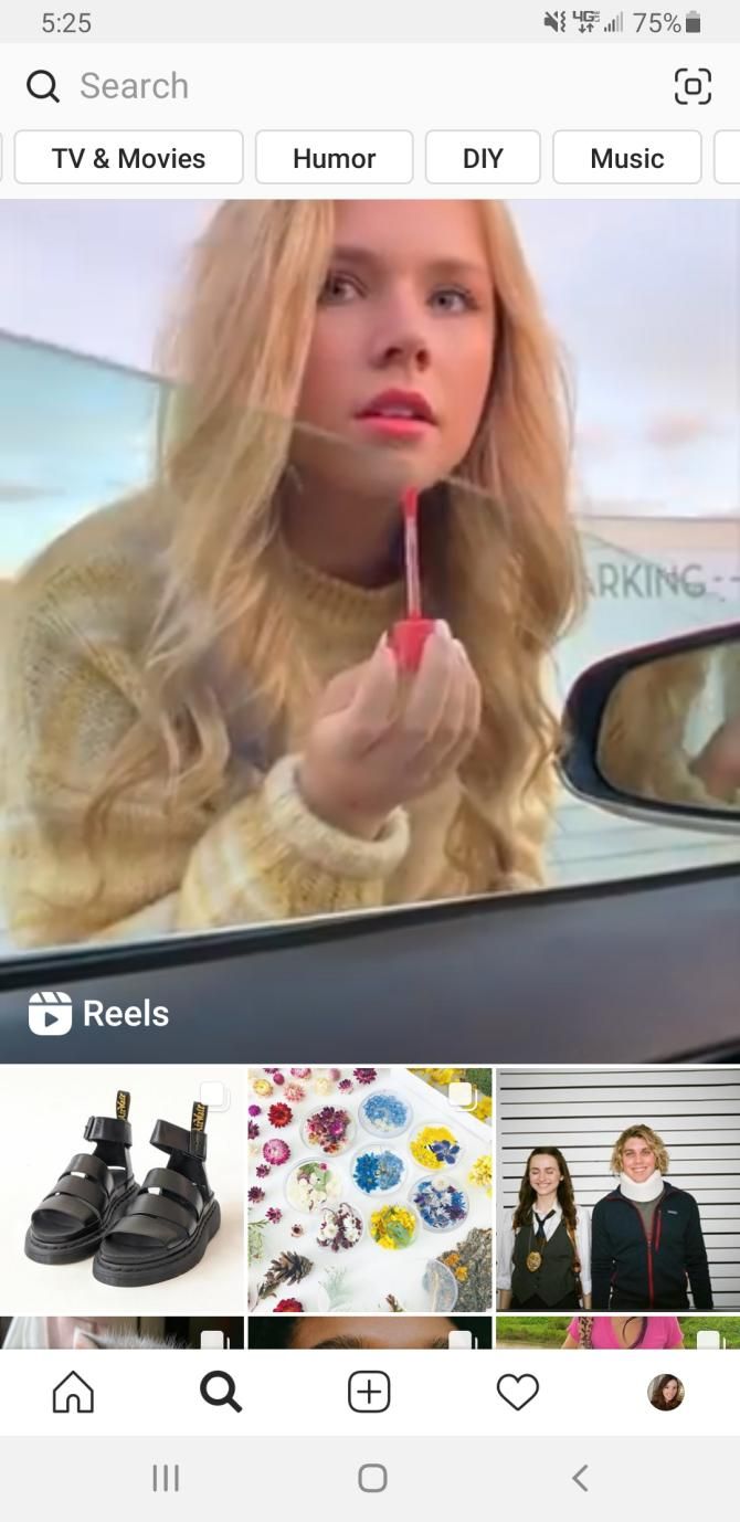 Лента Reels в Instagram