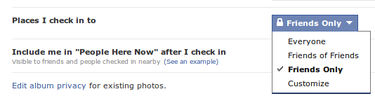 Настройка доступа для групп и отдельных контактов