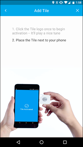 Завершение сопряжения Tile на телефоне
