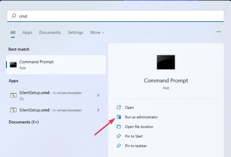 Запуск CMD от имени администратора api-ms-win-crt-runtime-l1-1-0.dll