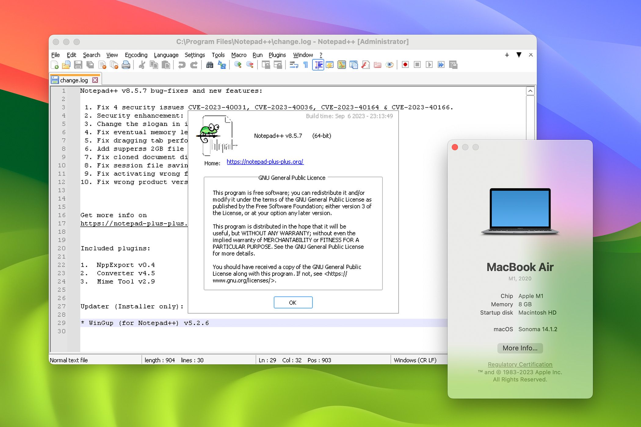 Notepad++ на Mac: Porting Kit, CrossOver и Parallels