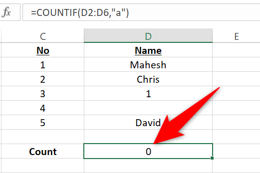 Результат: количество ячеек, полностью равных заданному тексту.