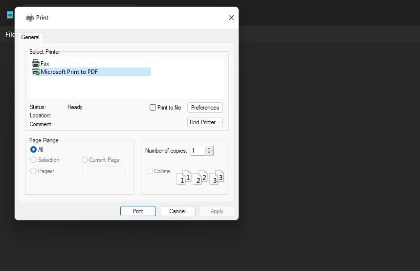 Кнопка «Найти принтер»