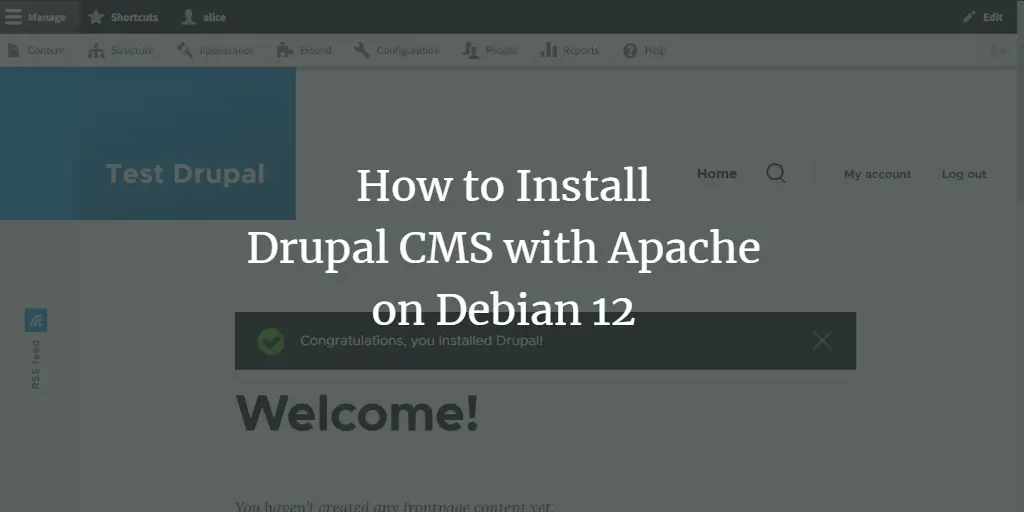 Установка Drupal на Debian 12