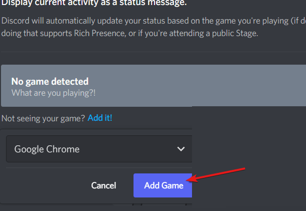 Выбор окна браузера для трансляции