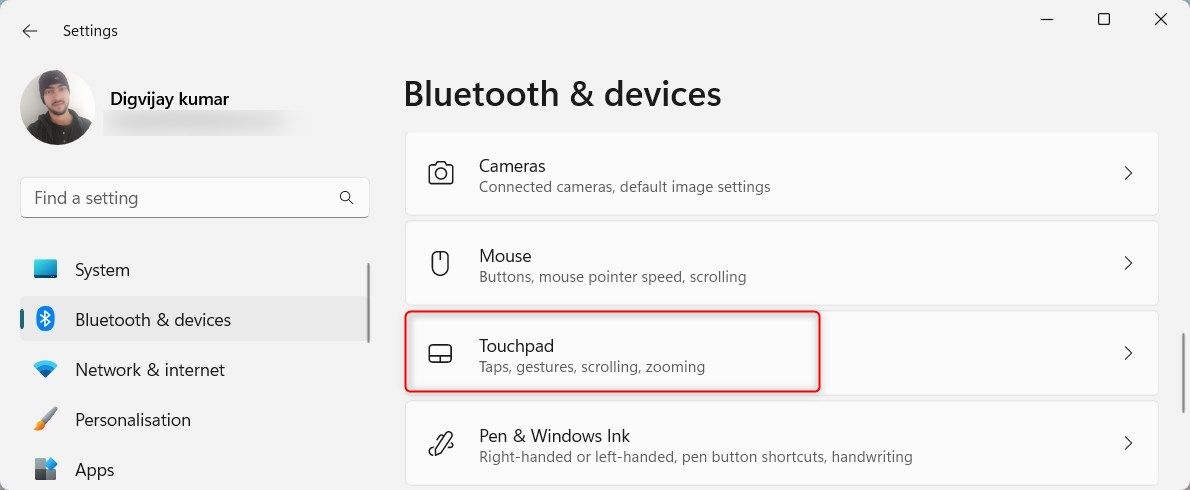 Bluetooth и устройства в Параметрах