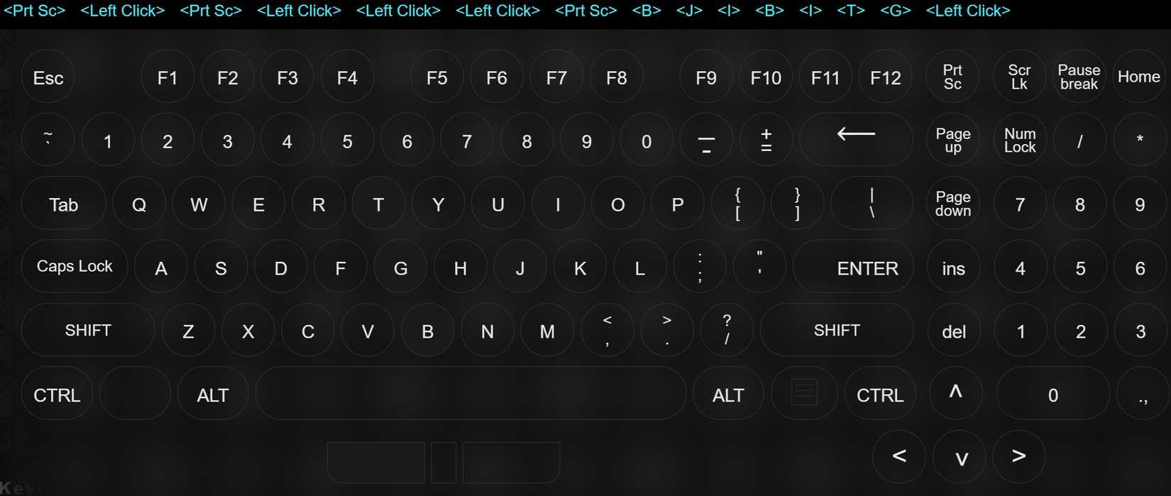 Тест клавиш на сайте Keyboard Test
