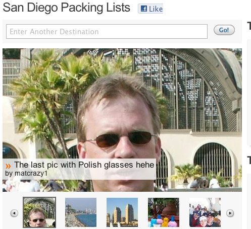 Примеры вещей для поездки и упаковки