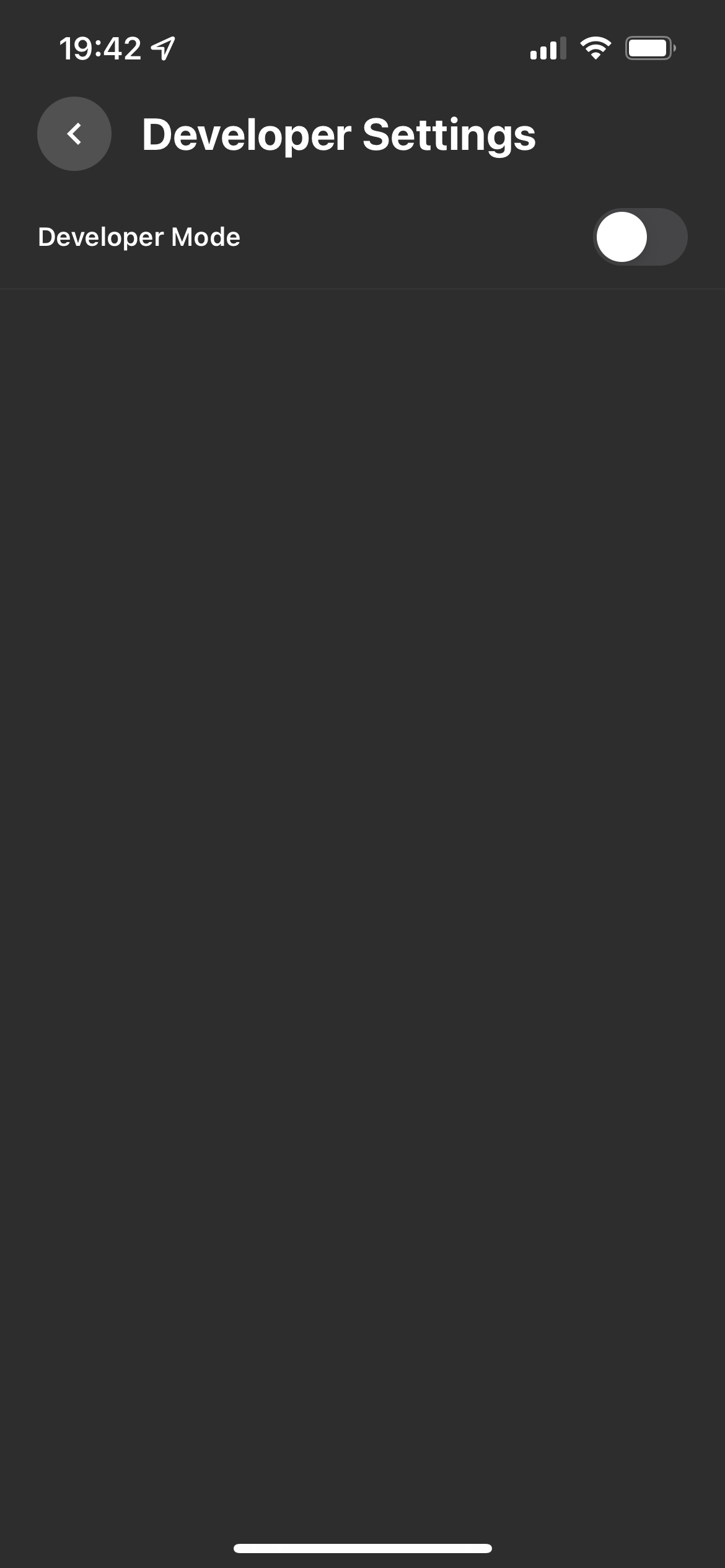 Oculus App Developer Mode