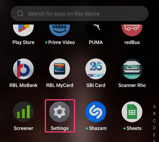 Экран настроек для исправления ошибки Paramount Plus 3205