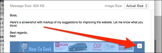Выбор изображения и стрелка в правом верхнем углу для меню разметки