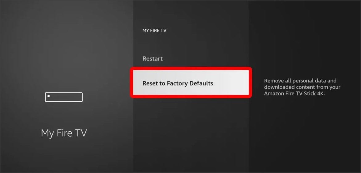 Сброс к заводским настройкам