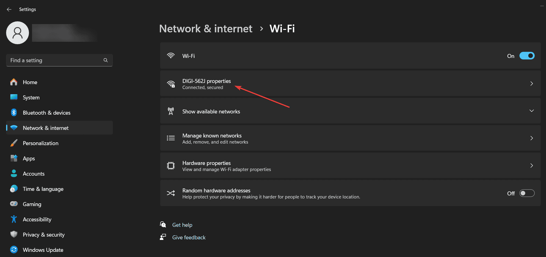 Свойства сетевого подключения в Windows