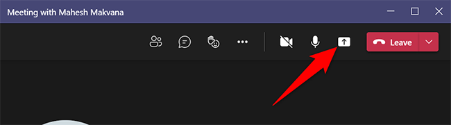 Как показывать экран в Microsoft Teams
