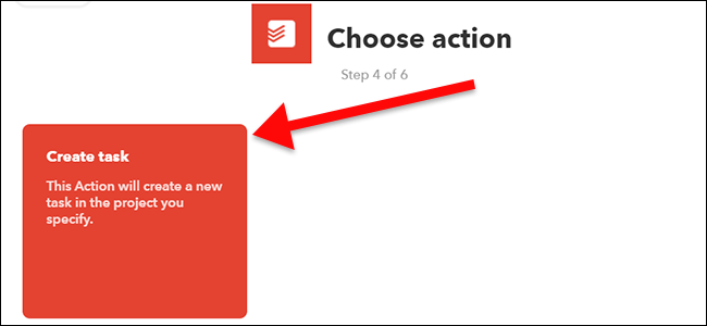 Todoist: настройки задачи через IFTTT