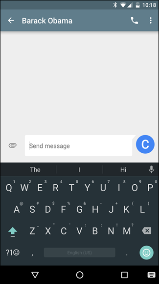 Пример включённой границы клавиш на тёмной теме