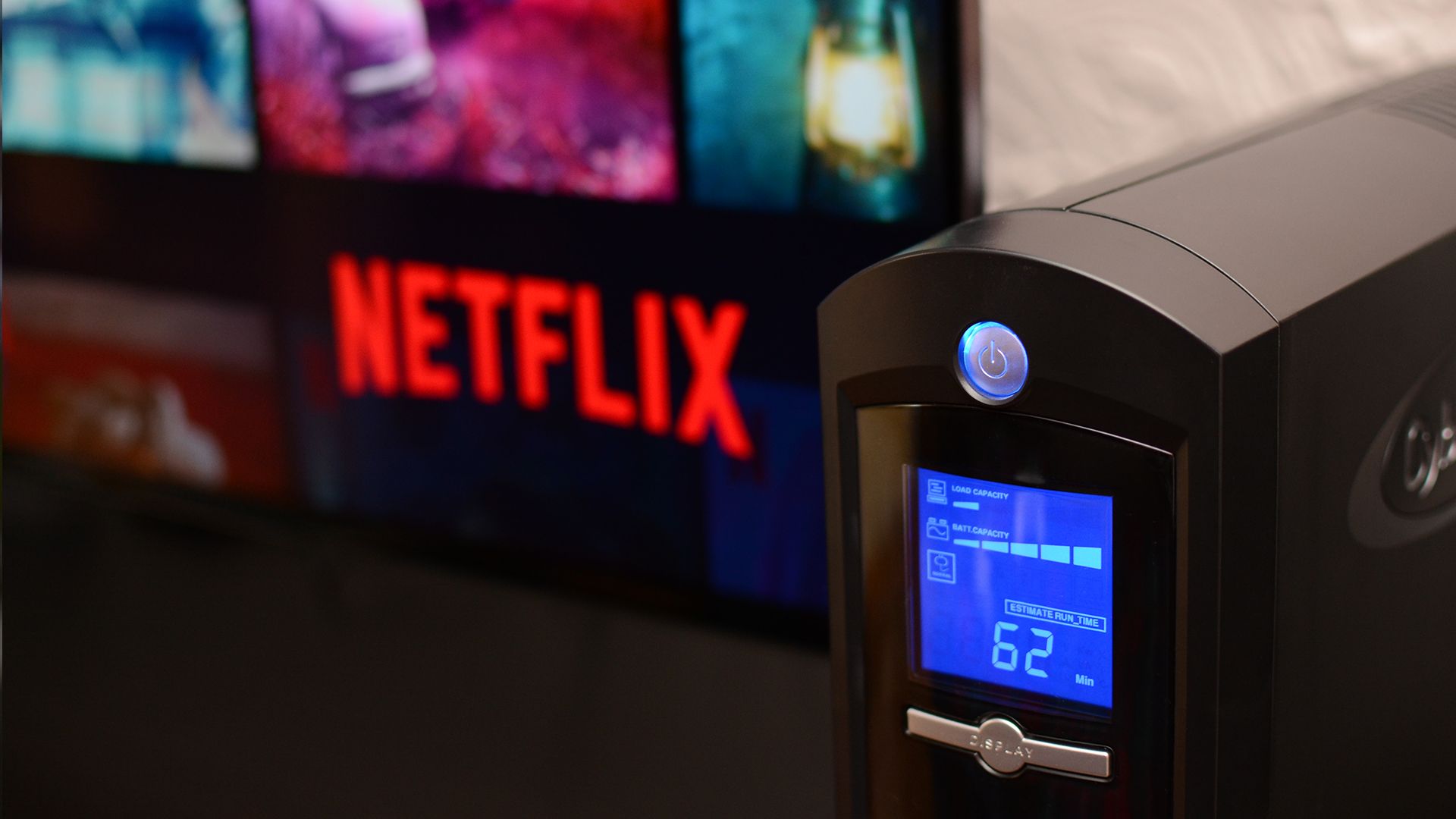 Как держать телевизор включённым при отключении электроэнергии