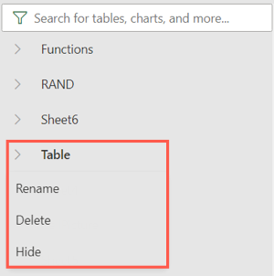 Переименовать, удалить или скрыть лист