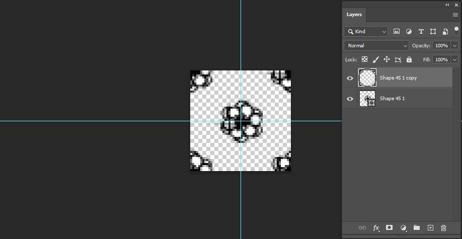 Создание цветочного узора в Photoshop