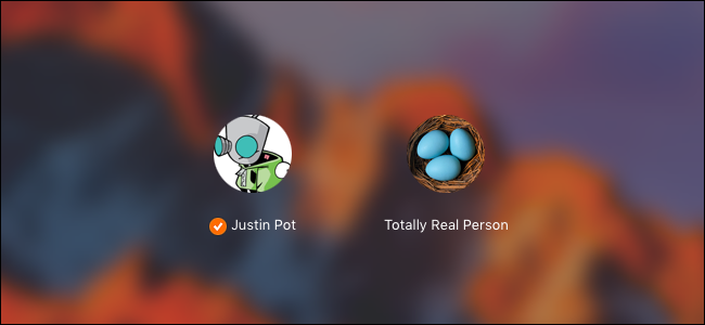 Добавление и переключение пользователей на Mac