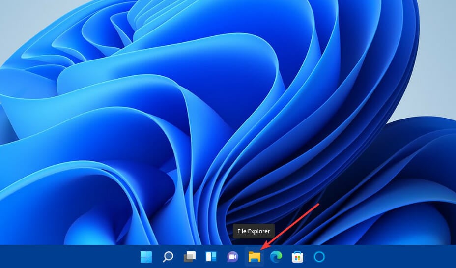 Кнопка Проводника для открытия папки загрузок