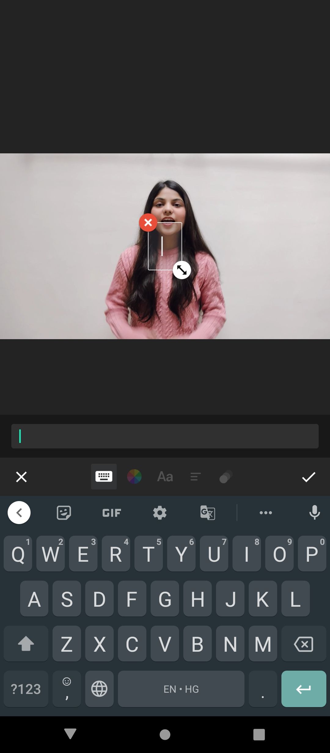 Добавление текста на видео