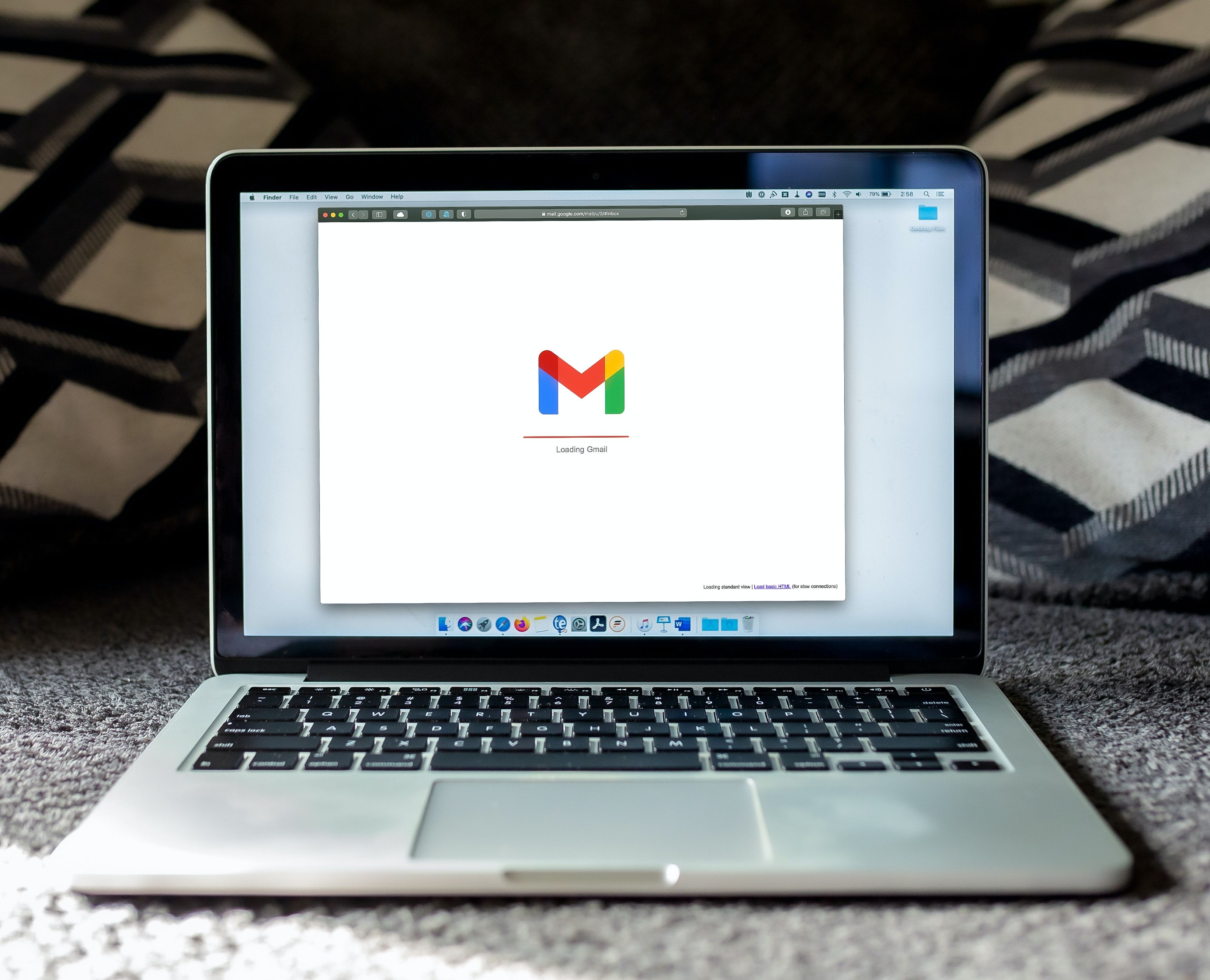 Gmail на ноутбуке