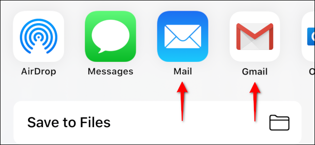 iPhone Email Contact