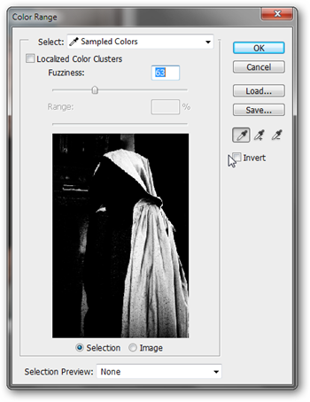 Регулировка цветового диапазона