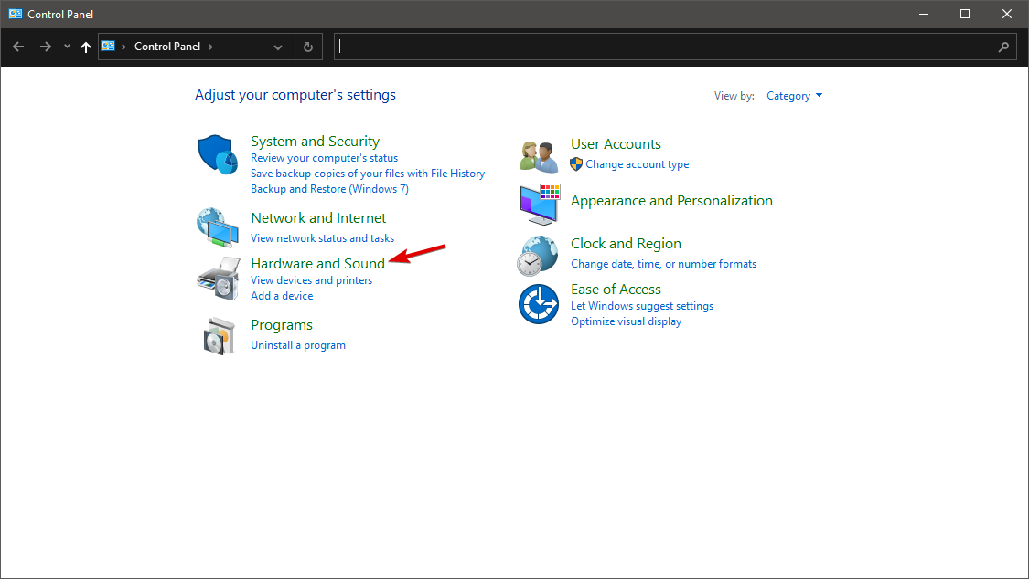Параметры питания — выбор режима выключения и включения быстрого запуска