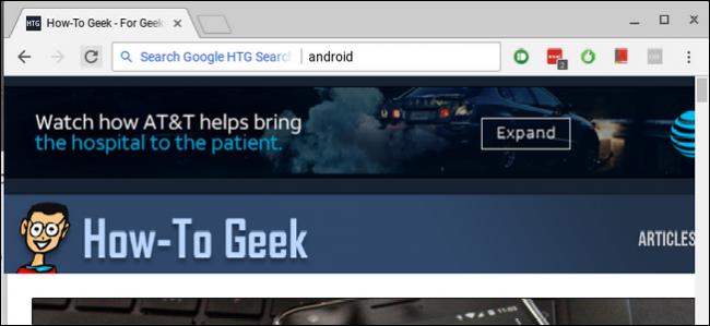 Искать на любом сайте из адресной строки Chrome