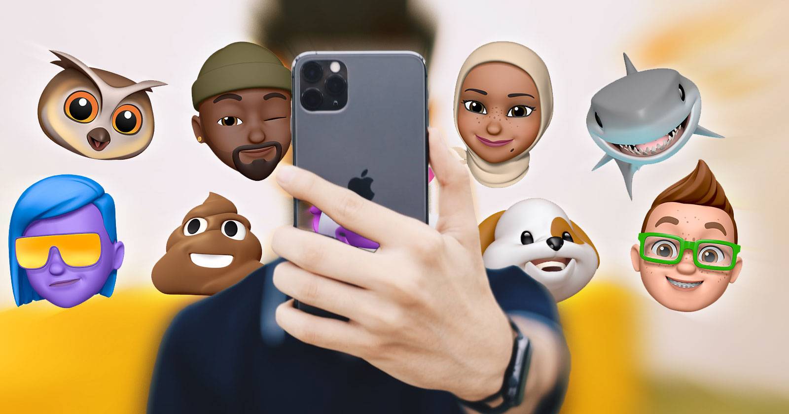Запись видео с Memoji на iPhone и iPad