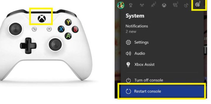 Redémarrage complet de la console pour résoudre Centipede