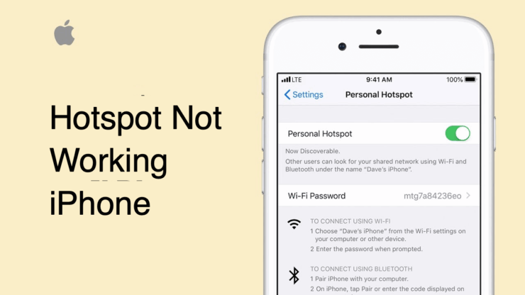 Точка доступа iPhone не работает — как исправить
