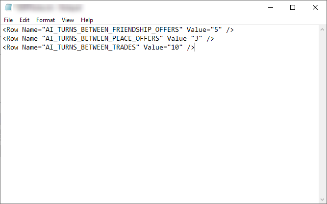 Изменение параметров GlobalParameters.xml