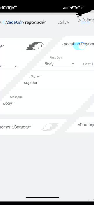 Gmail Mobile App Vacation Responder Set Up