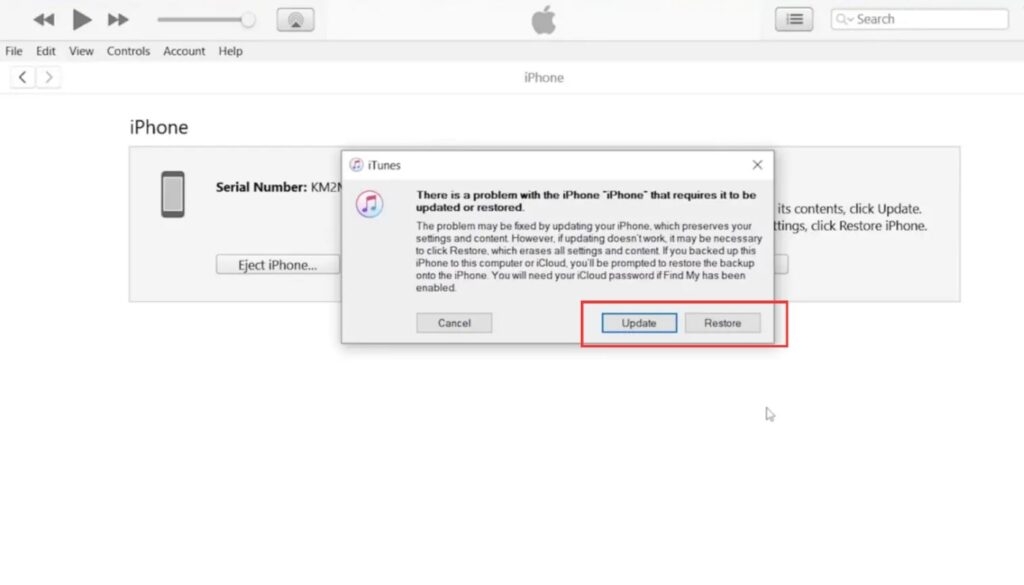 Using Recovery Mode - iPhone 15 Not Turning On