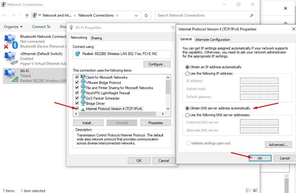 Проверка и восстановление соединения в Chrome