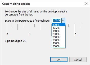 Снимок: приглашение выйти и войти в систему для применения масштабирования