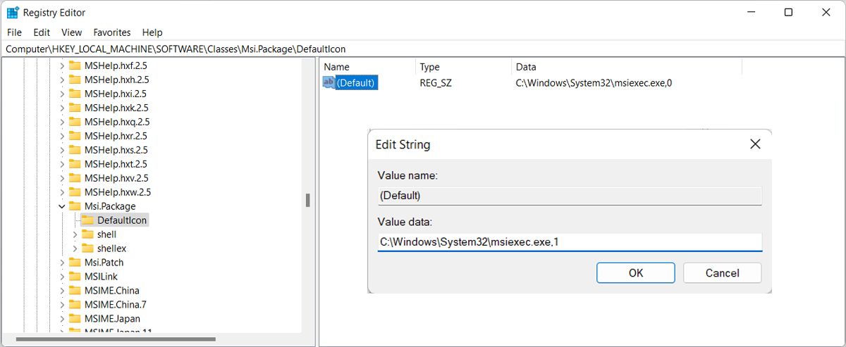 Редактирование реестра в Windows 11