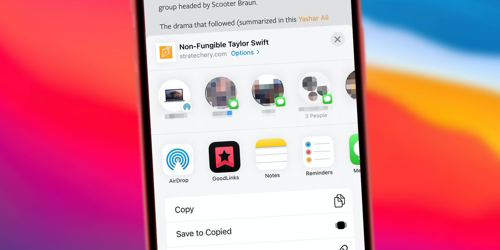 Предложенные контакты на iPhone — включить и отключить