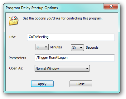Настройка времени задержки в WinPatrol