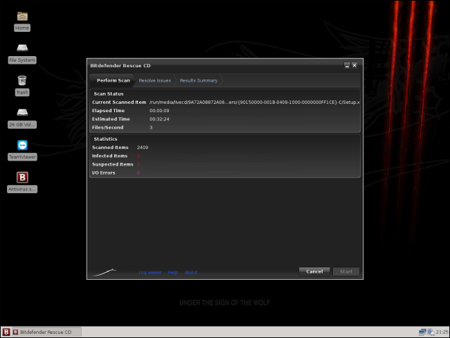 Антивирусный Rescue CD