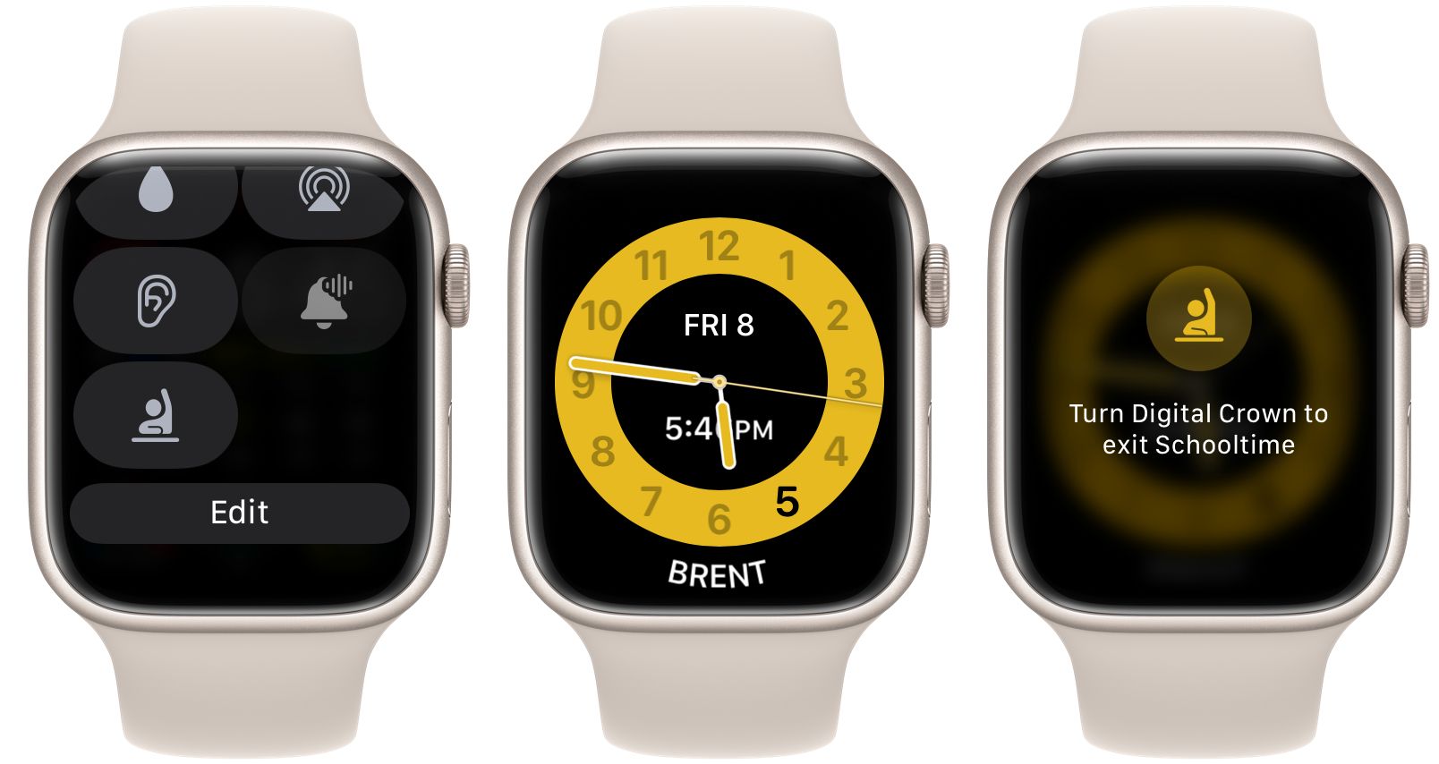 Режим Schooltime на Apple Watch